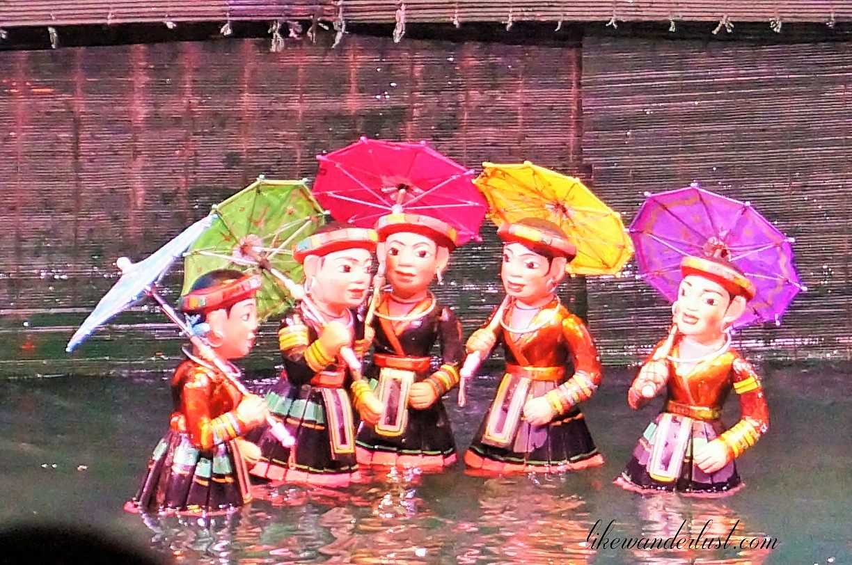 Teatro de bonecos na agua